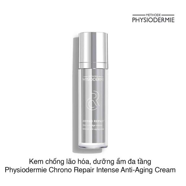 Kem chống lão hóa, dưỡng ẩm đa tầng, kích hoạt năng lượng tế bào Physiodermie Chrono Repair Intense Anti-Aging Cream 50ml