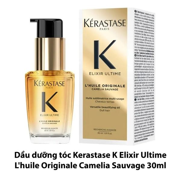 Dầu dưỡng tóc Kerastase K Elixir Ultime L'huile Originale Camelia Sauvage 30ml
