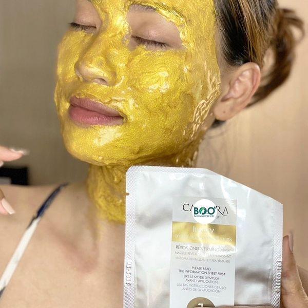 Bộ mặt nạ vàng 24k giúp làm sáng, săn chắc da, ngừa lão hóa CASMARA Gold Mask 2080 (Gel: 100ml x 10 gói + Powder: 25g x 10 gói)