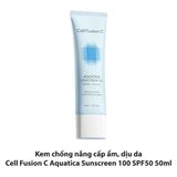 Kem chống nắng cấp ẩm, dịu da Cell Fusion C Aquatica Sunscreen 100 SPF50 50ml
