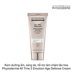 Kem dưỡng ẩm, sáng da, hỗ trợ làm chậm quá trình lão hóa Physiodermie All Time 3 Emulsion Age Defense Cream 50ml