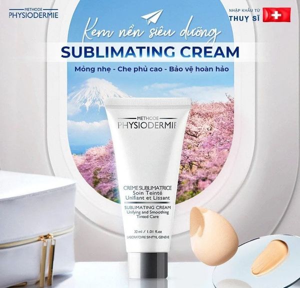 Kem dưỡng ẩm, làm đều màu da Physiodermie Sublimating Cream Unifying And Smoothing Tinted Care 30ml