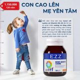 Viên nhai canxi hỗ trợ tăng chiều cao và phát triển xương EZZ Bone Growth Chews 120 viên