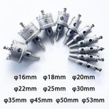 Bộ 10 mũi khoan khoét lỗ Inox hợp kim TCT cao cấp đường kính từ 16mm - 53mm