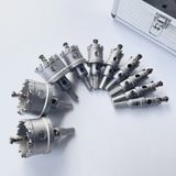 Bộ 10 mũi khoan khoét lỗ Inox hợp kim TCT cao cấp đường kính từ 16mm - 53mm