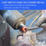 Bộ 10 mũi khoan khoét lỗ Inox hợp kim TCT cao cấp đường kính từ 16mm - 53mm