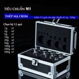 Bộ 12 quả cân cân định lượng tiêu chuẩn M1