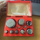 Bộ 12 quả cân định lượng tiêu chuẩn M1 từ 1g -500g V2