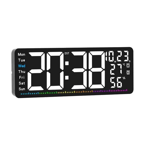 Đồng hồ điện tử treo tường led 3D điều khiển từ xa DS6661