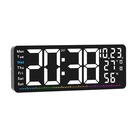 Đồng hồ điện tử treo tường led 3D điều khiển từ xa DS6661