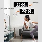 Đồng hồ điện tử treo tường led 3D điều khiển từ xa DS6661