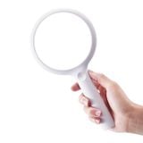 Kính lúp cầm tay có đèn led 30x pin sạc 8036
