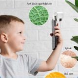 Kính lúp mini 80x kẹp ống kính camera điện thoại 2in1 W5800B