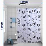 Rèm nhà tắm chống nước lắp đặt không cần khoan bắt vít
