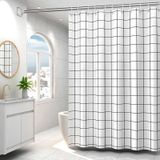 Rèm nhà tắm chống nước lắp đặt không cần khoan bắt vít