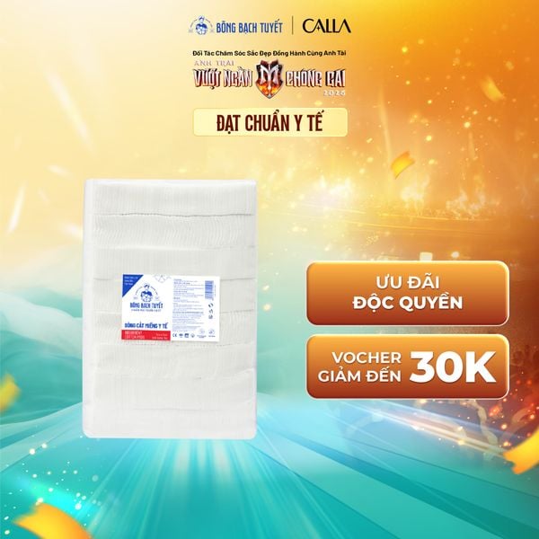  Bông y tế cắt miếng 5cm x 5cm 1Kg 