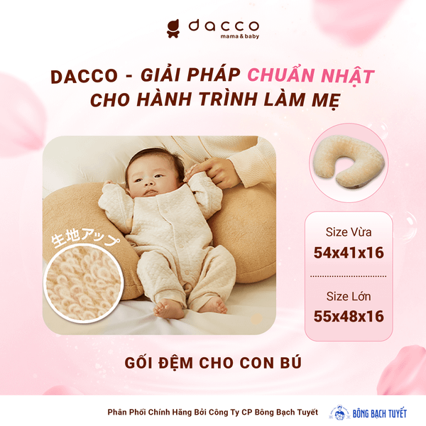  GỐI ĐỆM CHO CON BÚ 