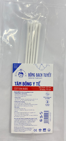  TĂM BÔNG Y TẾ Ø3MM TIỆT TRÙNG 