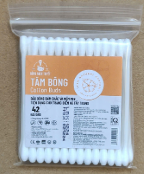  TĂM BÔNG BBT 42 QUE/GÓI 