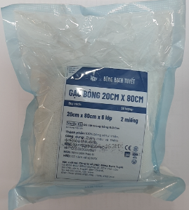  GẠC BỎNG 20CM X 80CM TIỆT TRÙNG 