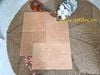 Gạch đá ốp lát decor mix size màu cam đất Art54M