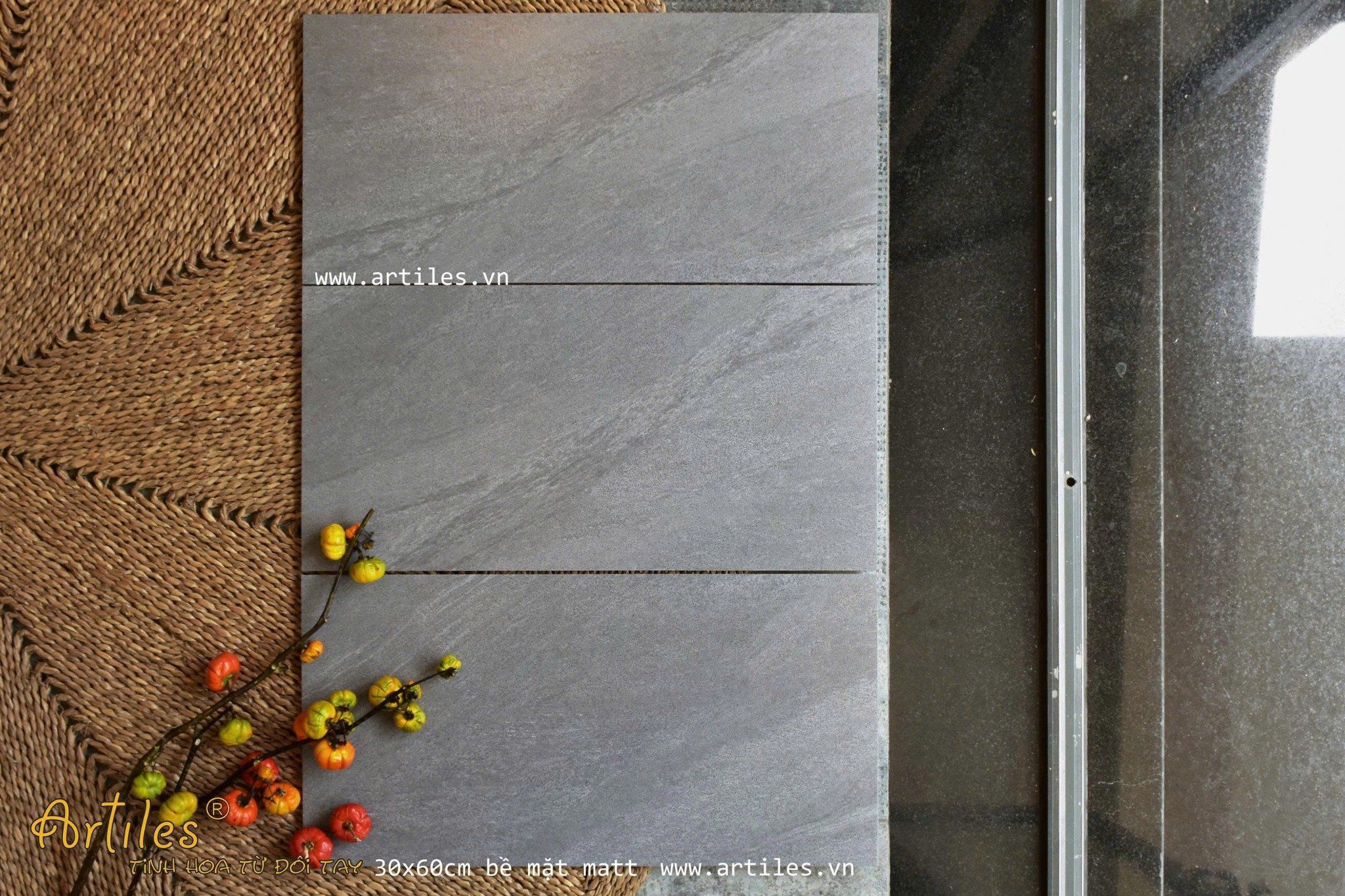 Gạch ốp tường 30x60cm vân đá đẹp Art3622M