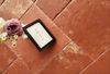 Gạch đá ốp lát decor mix size màu cam đỏ đất Art61M