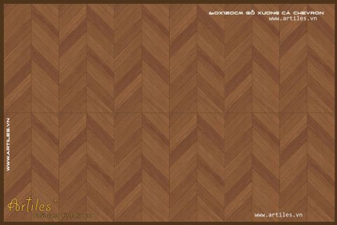  Gạch vân gỗ xương cá 60x120cm ArtW04 