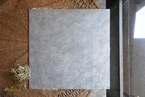  Gạch Lát Nền 1000x1000mm xám bóng hiện đại 