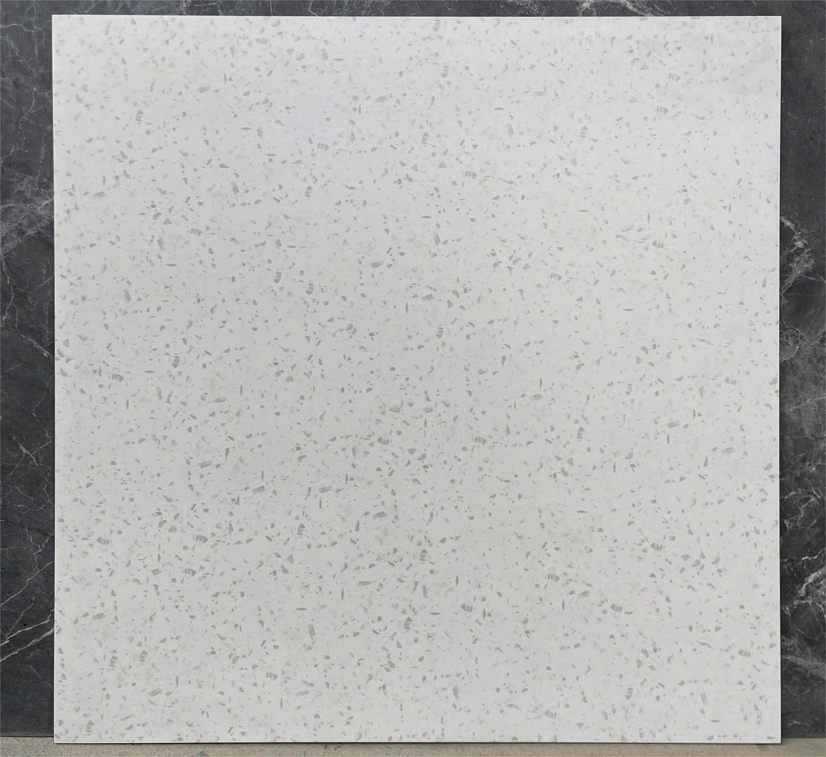 Gạch đá mài Terrazzo trắng Art6002