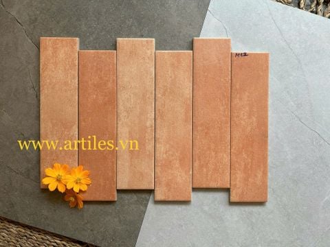  Gạch thẻ giả cổ màu cam nhạt ArtM22 