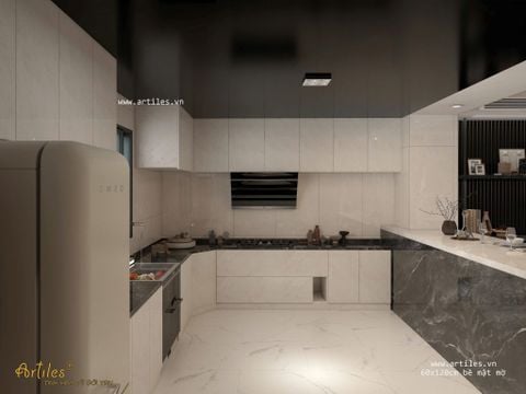  Gạch vân đá marble Volakas trắng vân khói 