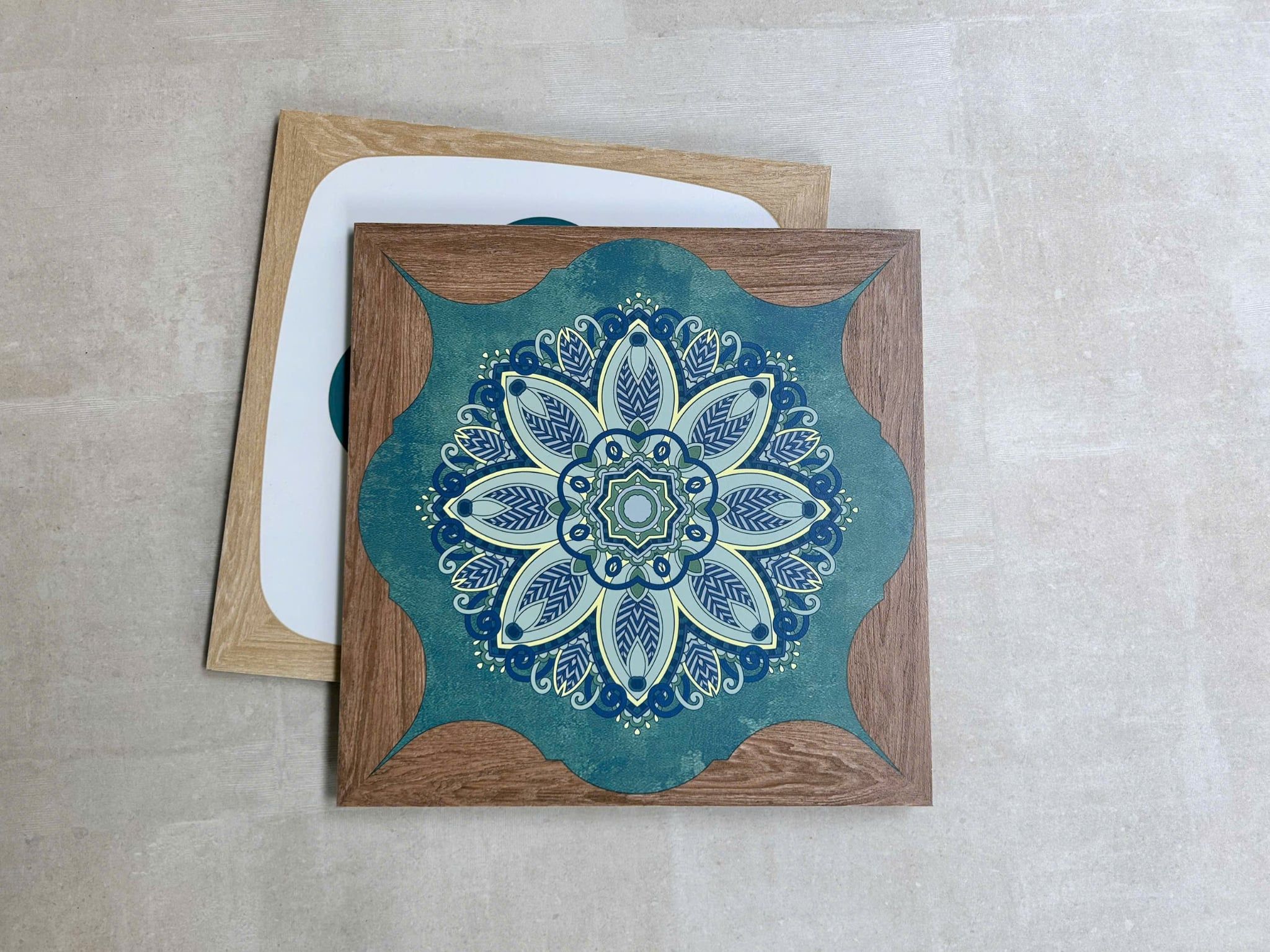 Gạch giả gỗ ghép gạch bông Art3302