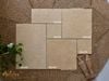 Gạch đá ốp lát decor mix size màu kem beige Art53M