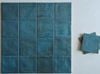 Gạch thẻ men bóng gợn 100x100mm màu xanh dương đậm