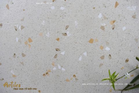  Gạch Đá Mài Màu Kem Nhạt Art6624 