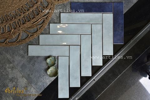  Gạch thẻ màu xanh trời sky blue 