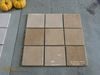 Gạch thẻ màu nâu vàng men bóng gợn sóng 100x100mm Art03G