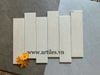 Gạch thẻ kem mờ phẳng M01