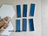 Gạch thẻ màu xanh navy bóng gợn sóng