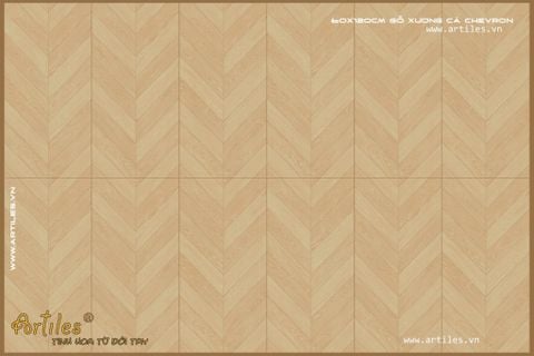  Gạch vân gỗ xương cá 60x120cm ArtY06 