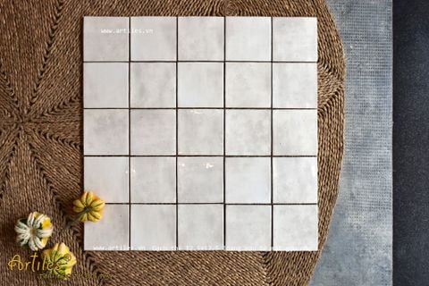  Gạch thẻ màu kem beige 