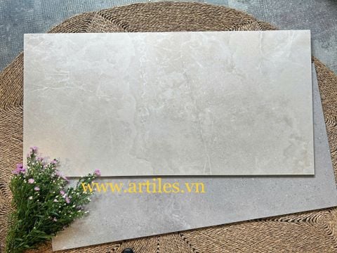  Gạch vân đá kem 60x120cm bề mặt Satin Matt (Mờ mịn) 