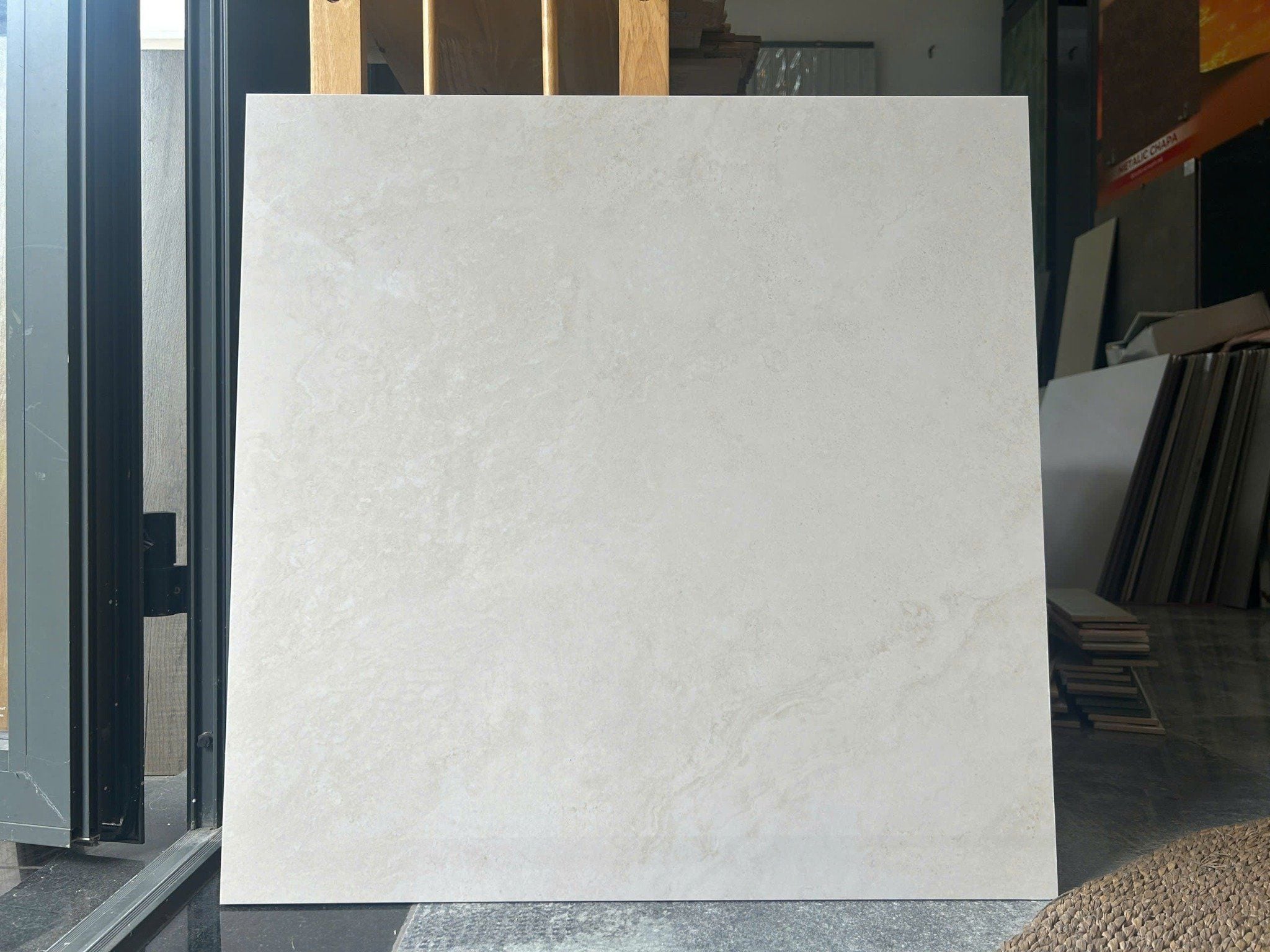Gạch bóng kiếng Malaysia màu kem beige 60x60cm Art612