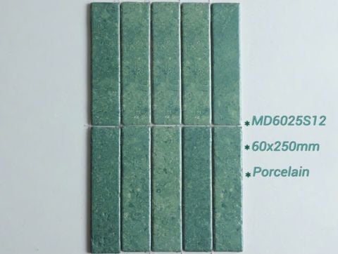  Gạch thẻ men gốm giả cổ Art6025S12 