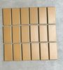 Mosaic chữ nhật màu cam vàng 45x95mm
