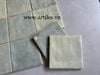 Gạch thẻ men bóng gợn 100x100mm màu xanh mint