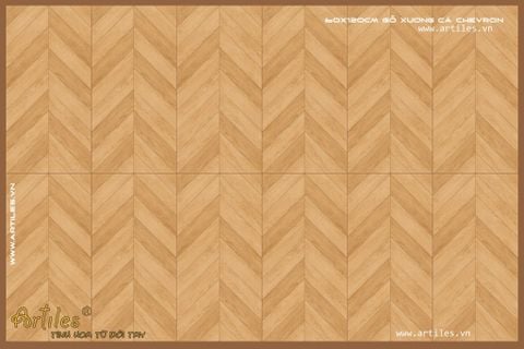  Gạch Vân Gỗ xương cá 60x120cm chất lượng ArtW02 