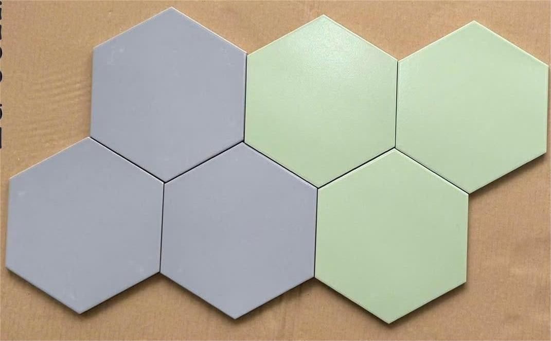 Gạch lục giác màu xanh mint ( xanh bạc hà)