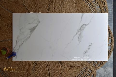  Gạch vân đá marble Volakas trắng vân khói 